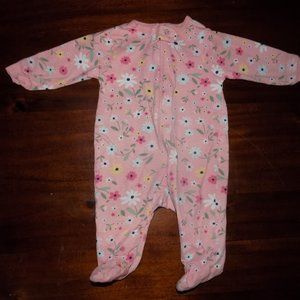 Baby Girl Sleep & Play Footed Pajamas